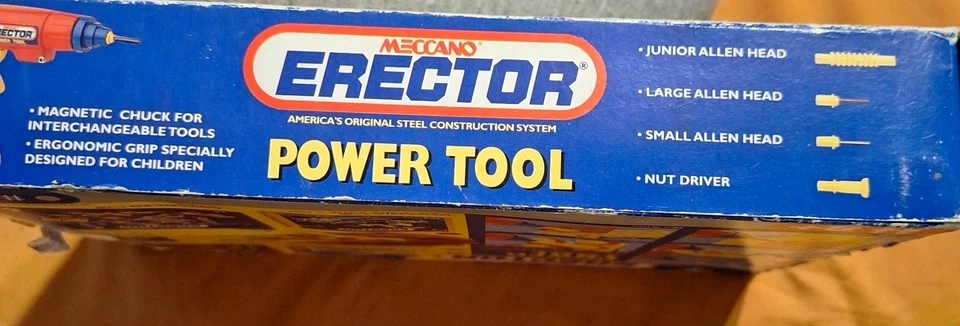 Vintage 1994 Meccano Erector Power Tool #2325 Cordless Screwdriver New  - Image 4 of 4