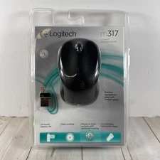 Logitech M317 Wireless Mouse for PC, Mac, Laptop, Chromebook, Black Sealed