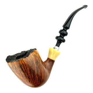 Son Pipe Smooth Plateaux Freehand Horn Ferrule (1950's to 1960's) Denmark