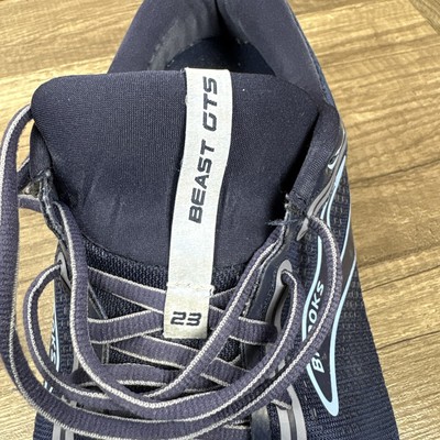 Brooks Beast GTS 23 Blue Mens US Size 10.5 Extra Wide 1104014E495 Running Shoes SALE | Brooks Beast GTS 23 Mens Running Shoes (4E Extra Wide  main image 3