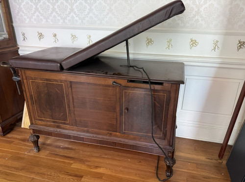 Midmark Vintage Wooden Examination Table OB/GYN Adjustable Backrest Drawers