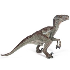 Velociraptor Dinosaur Figure - Hand Painted  Collectible Toy - Papo 55023