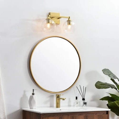 Elegant Lighting LD7308W16 Eero 2 Light 16"W Vanity Light - Black - Picture 8 of 12