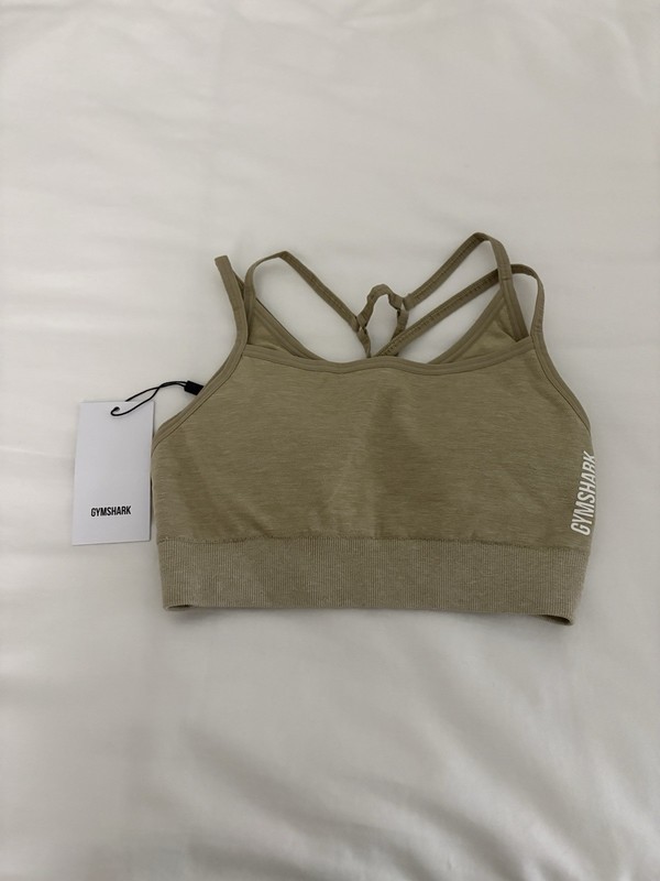 gymshark adapt marl seamless sports bra us size xs