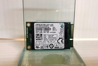 Samsung PM851 MZ-MTE256D 256GB mSATA SSD 6Gb/s MZMTE256HMHP-000D1 Tested