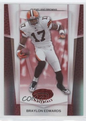 2007 Leaf Certified Materials Mirror Red 59/100 Braylon Edwards #106 0e3