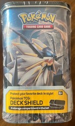 Dusk Mane Necrozma Deck Shield & 2 Booster Packs Factory Sealed