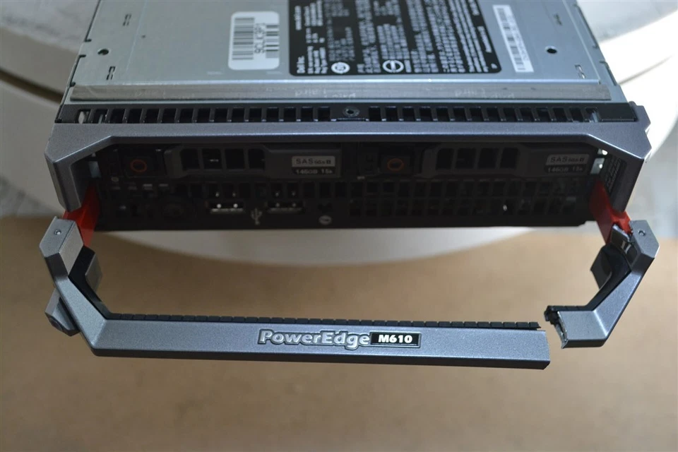 DELL PowerEdge M610 Server Blade 2*INTEL XEON X5650 2.67GHz 48GB SEE NOTES - Image 2 of 4
