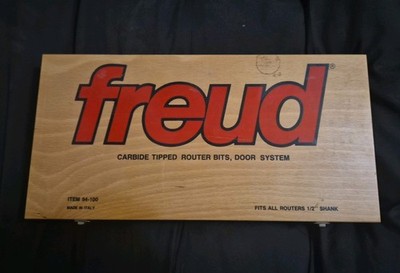 Vintage Freud 94-100 Professional Wood Router Bit Set With Extra 2 Router Bits