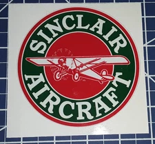 SINCLAIR GAS Aircraft Dinosaur Super High Gloss - Vintage Dino Oil Station Ad