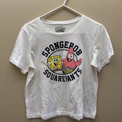 SPONGEBOB SQUAREPANTS Women s graphic Jersey T-Shirt Size X Large