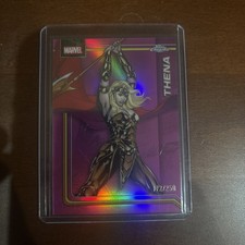 Thena 2026 Topps Chrome Marvel Comics Card #176 PINK REFRACTOR PARALLEL /250