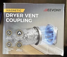 JEEVONY Magnetic Dryer Vent Coupling Quick Connect DV180 NEW