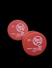 Red One Maximum Control RED Aqua Hair Wax Full Force 5oz "2 Pack""Free Shipping"