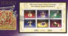 2003 Jersey 50th Anniversary of Coronation Miniature Sheet First Day Cover