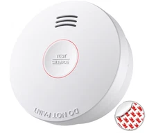 Smoke Detector 10 Year Battery Photoelectric Fire Alarm Magnetic Mount 1 Pack