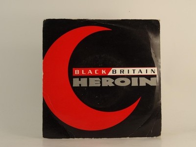 BLACK BRITAIN HEROIN (82) 2 Track 7'' Single including Picture Sleeve TEN RECORDS