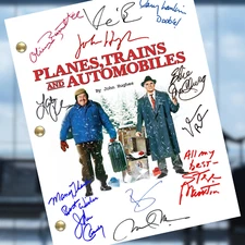 Planes Trains and Automobiles Movie Script Autograph Signed Reprint