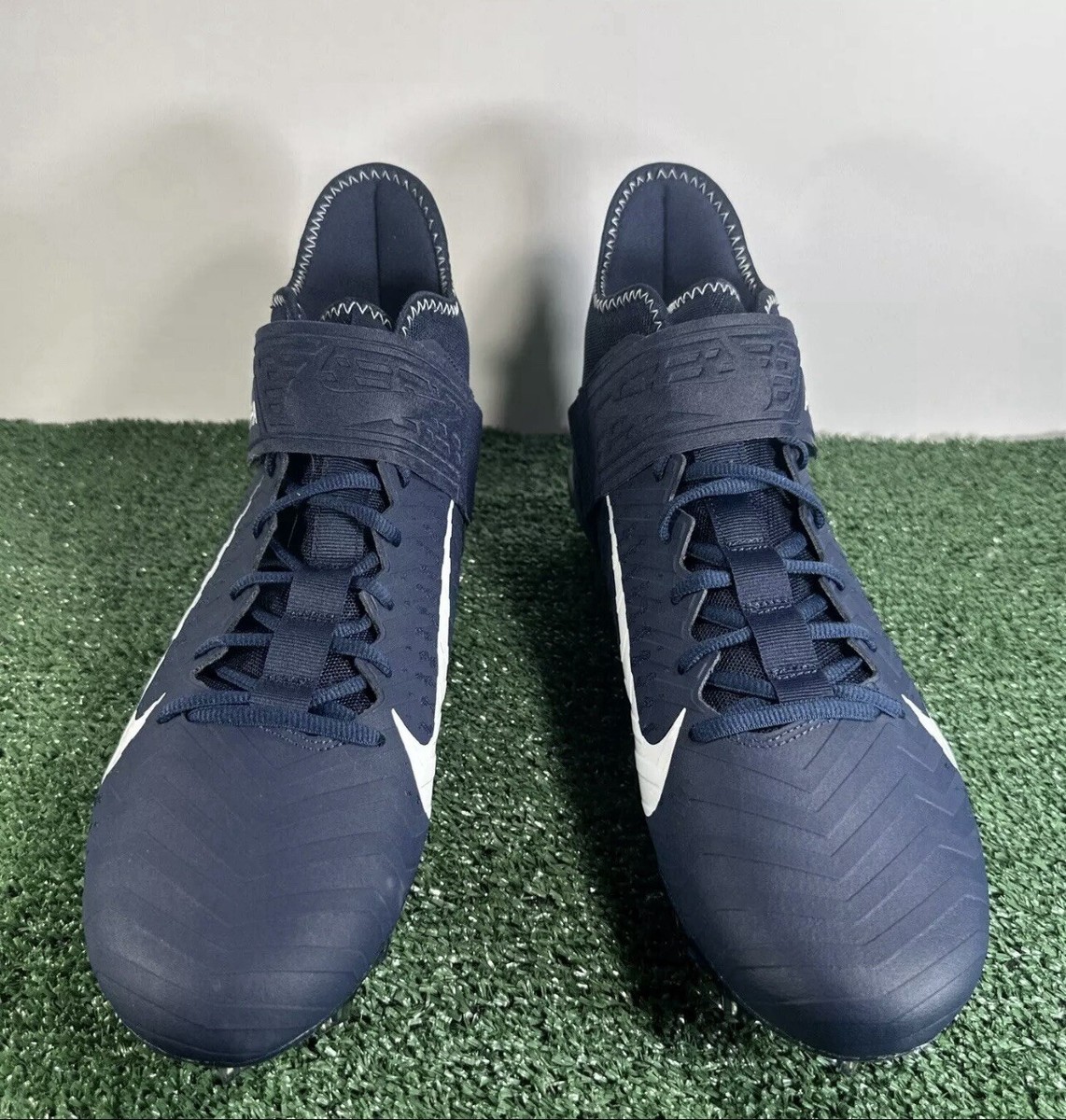 Nike Alpha Menace Pro 2 Football Cleats Mens Size 15 Navy  display picture 1