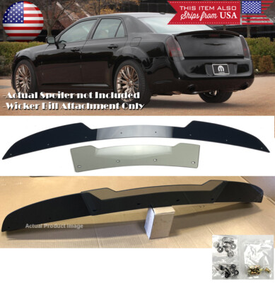 #ad 2 Pcs Trunk Decklid Spoiler Gurney Flap Wicker bill For 11 Up Chrysler 300 300C $93.99