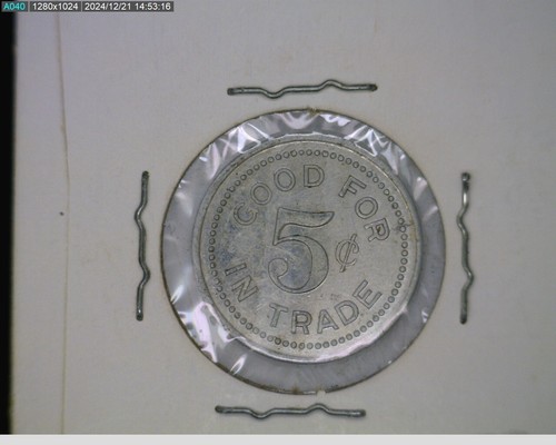 Jw storkton bakery token 5c 20-448 - Picture 2 of 2