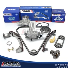 Timing Chain Kit Oil Water Pump w/ Thermostat for Toyota Camry Matrix RAV4 