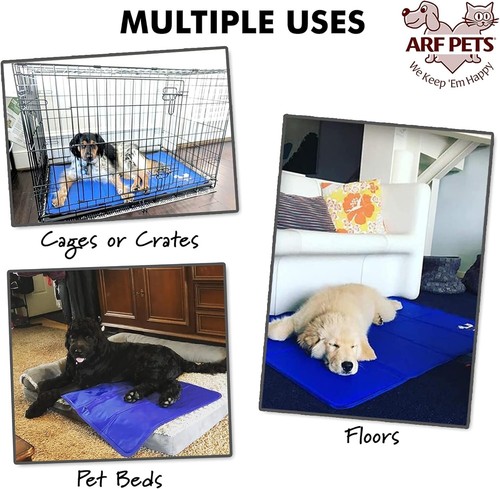 Portable Self-Cooling Dog Mat for Small Breeds - Perfect for Crates & Beds - Picture 5 of 9