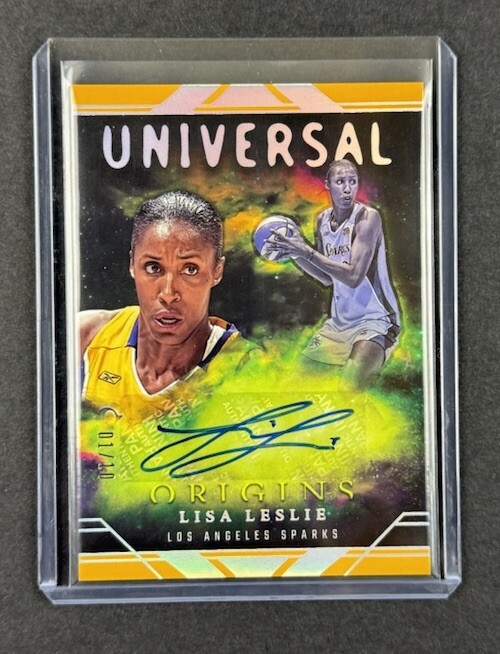 Lisa Leslie 2024 Panini Origins WNBA GOLD Universal Auto # 01/10 SSP Autograph