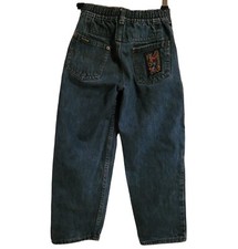 Boys Vintage OshKosh Jeans Pants Size 6R Project X Mountain Climber Patch