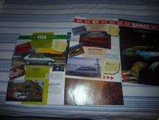 CITROEN 86 RANGE BROCHURE - 2CV VISA GTI C15 VAN BX19 GT BX16 CX20 CX22 TURBO