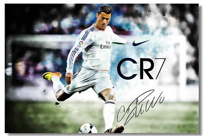 Cristiano Ronaldo CR Football Soccer Star Room Wall Print Poster 20x30