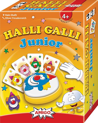 7790 Halli Galli Junior Card Game for Kids, Blue and Green