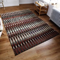 Cassandra Modern Wilton Rugs In Fashionable Designs, Ikat 120x180cm Cassandra Modern Wilton Rugs In Fashionable Designs, Ikat 120x180cm