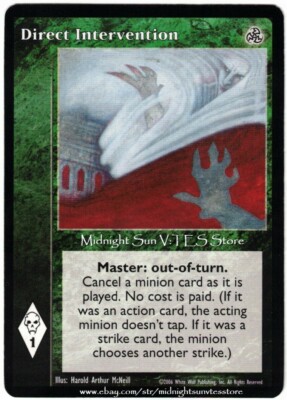 Direct Intervention Third Edition V:TES VTES Vampire CCG