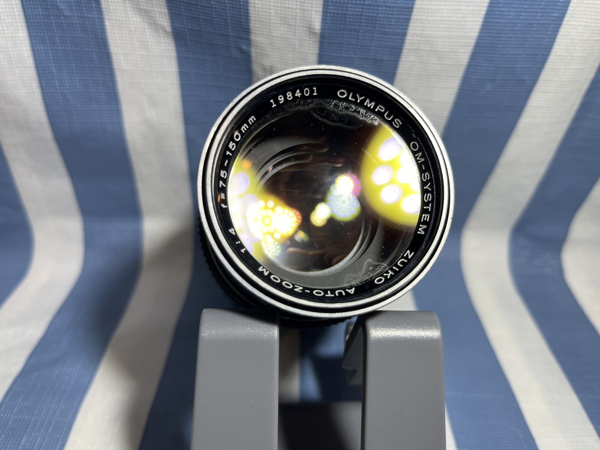 Olympus OM Zuiko 75-150mm f4 Auto Zoom Lens-Storage case available