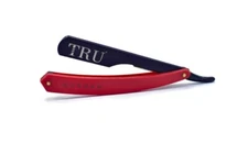 TRU BARBER Professional Barber Blade Straight Razor holder RED