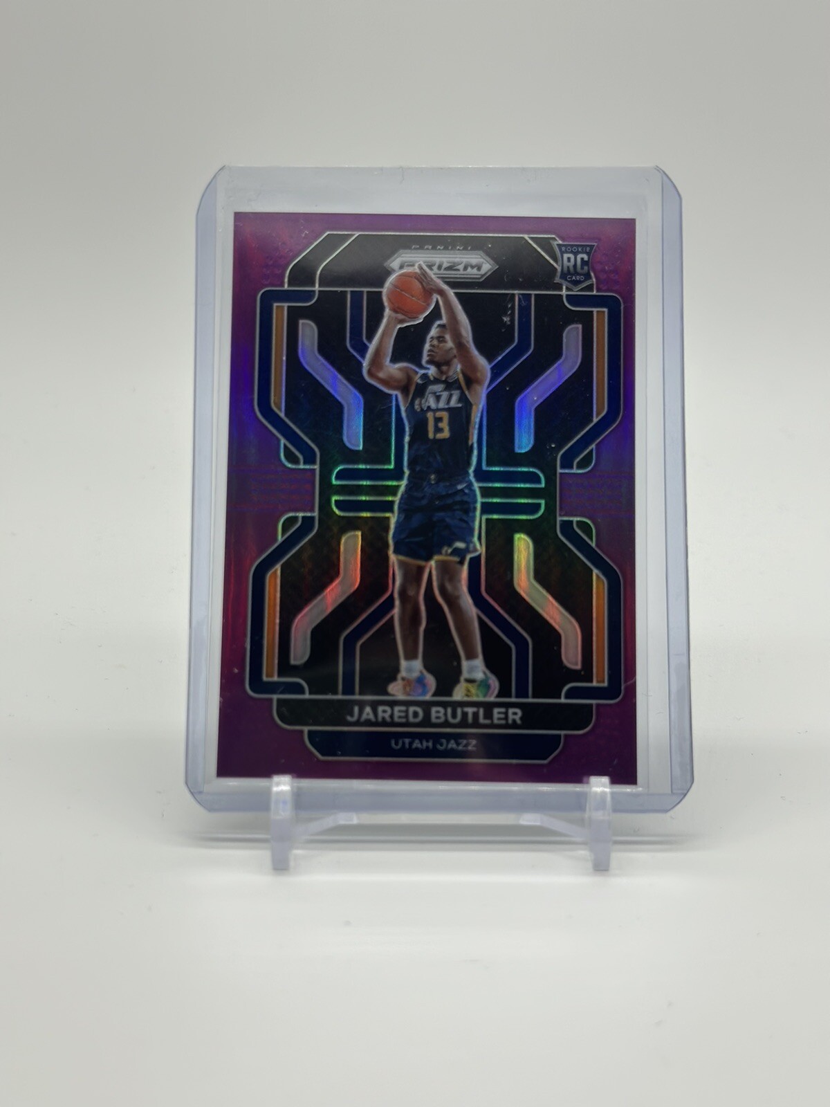 2021-22 Panini Prizm Jared Butler Purple  290 Rookie RC /99 Jazz Color Match