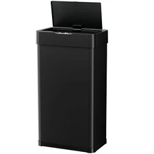 16 Gallon Automatic Kitchen Trash Can Stainless Steel Motion Sensor Garbage Bin