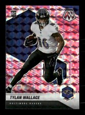 Tylan Wallace 2021 Panini Mosaic #326 Prizm Camo Pink Baltimore Ravens