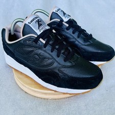 Saucony Shadow 6000 Black Men’s Size 9 Retro Trainers Shoes Leather