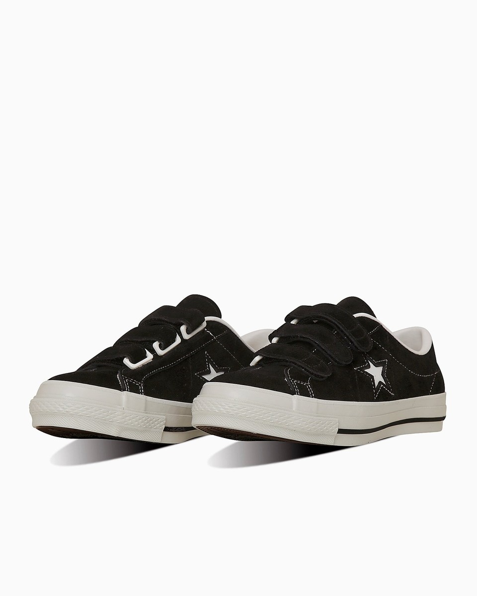 靴 CONVERSE ONE STAR J 9 1/2inch Converse One Star J Suede V-3 Color Black Made in Japan 35200870