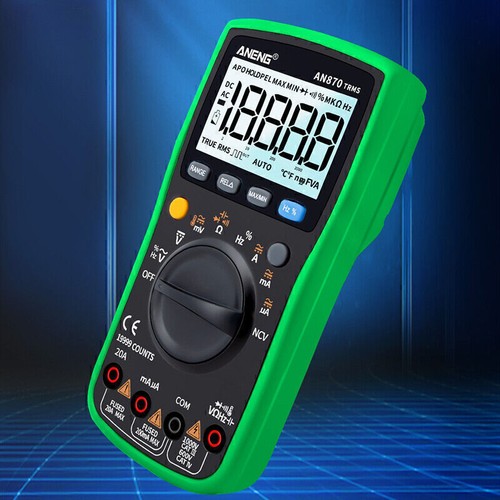 ANENG AN870 Backlight LCD Digital Multimeter AC/DC Voltage DC/AC Current Tester - Picture 2 of 8