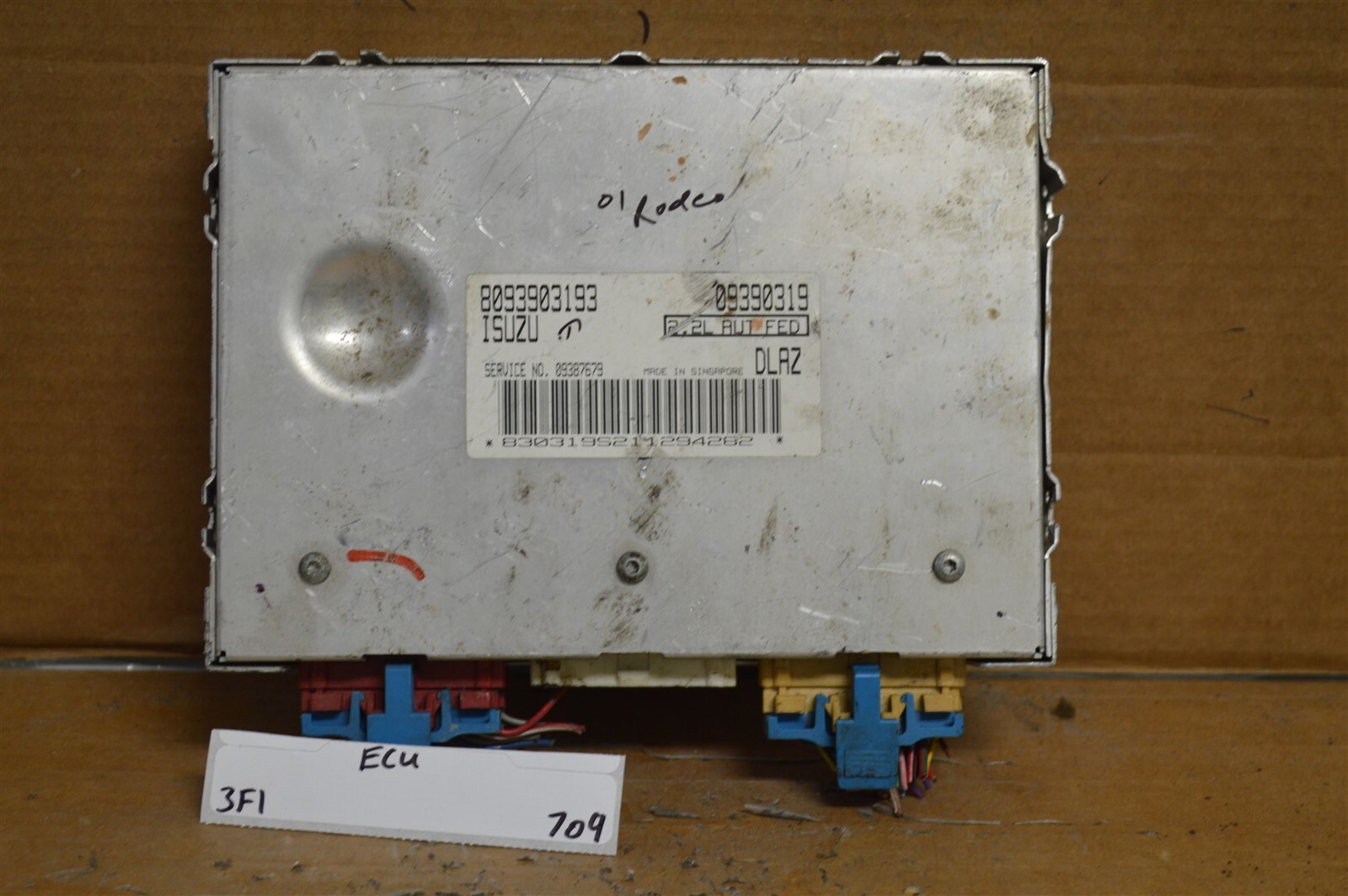03 Isuzu Rodeo 2.2l at ECU ECM PCM Engine Computer 8093903193 1296 