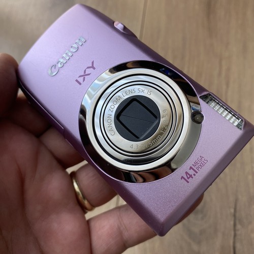 Pink Canon IXY 10S Rare Digital Camera 14.1MP Perfect Shape eBay