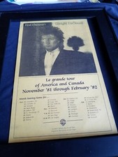 Rod Stewart Tonight I'm Yours Rare Original Radio Promo Poster Ad Framed
