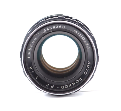 レンズ(単焦点) MINOLTA AUTO ROKKOR - PF 55mm f1.8 Amazon.co.jp