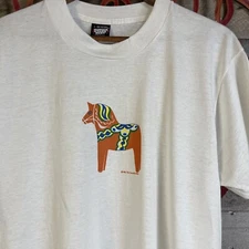 Vintage 80s Screen Stars Best SZ Large Single Stitch White Made in USA T Shirt