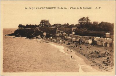 Old postcard Saint-Quai-Portrieux Plage de la Comtesse (1147832)