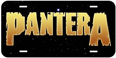 Pantera TX Sky Aluminum Novelty Auto License Plate
