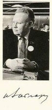 Vadim Zagladin (+) SOVIET POLITICIAN autograph, signed card